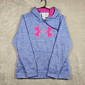Women's Under Armour Hoodie Sweatshirt Purple & Pink Cold Gear Size Large